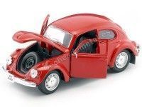 1967 Volkswagen Escarabajo-Beetle Rojo "Metal Kit" 1:24 Maisto 39926