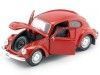 1967 Volkswagen Escarabajo-Beetle Rojo "Metal Kit" 1:24 Maisto 39926