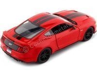 2018 Ford Mustang GT 5.0 Cupe Rojo/Negro 1:24 Motor Max 79352