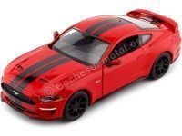 2018 Ford Mustang GT 5.0 Cupe Rojo/Negro 1:24 Motor Max 79352