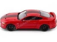 2018 Ford Mustang GT 5.0 Cupe Rojo/Negro 1:24 Motor Max 79352