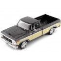 Cochesdemetal.es 1979 Ford F150 Pickup Custom Negro/Beige 1:24 Motor Max 79346