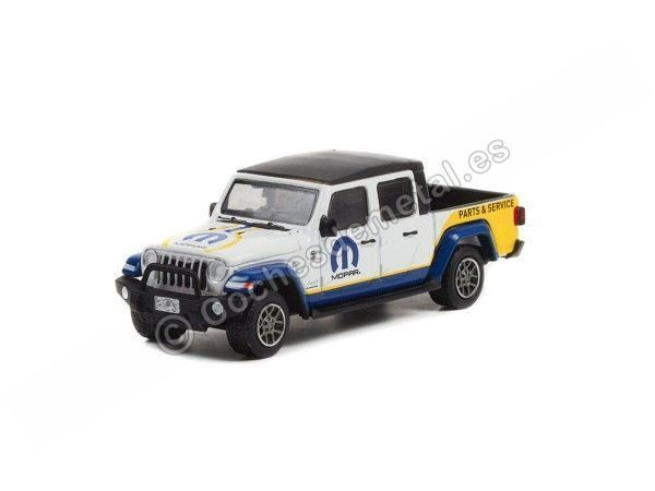 Cochesdemetal.es 2021 Jeep Gladiator MOPAR Parts & Service "Running on Empty Series 14" 1:64 Greenlight 41140F