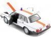 1986 Volvo 240 GL "Policía de Bélgica" Blanco 1:24 Welly 24102BE