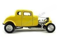 1932 Ford Hot Rod Coupe "American Grafiti" Amarillo 1:18 Motor Max 73172 Cochesdemetal 9 - Coches de Metal 