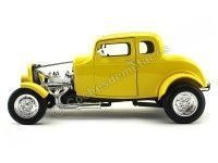 1932 Ford Hot Rod Coupe "American Grafiti" Amarillo 1:18 Motor Max 73172 Cochesdemetal 10 - Coches de Metal 