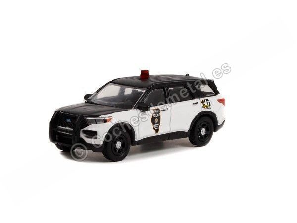 Cochesdemetal.es 2022 Ford Police Interceptor Utility Illinois State Police "Anniversary Collection Series 14" 1:64 Greenligh...