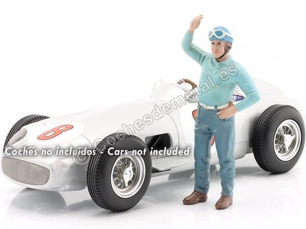 Cochesdemetal.es 1950 Figura de Resina Alberto Ascari "Leyendas de las Carreras Años 50, Figura B" 1:18 American Diorama 76348