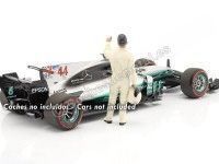 2000 Figura de Resina Lewis Hamilton "Leyendas de las Carreras Años 2000, Figura A 1:18 American Diorama 76357