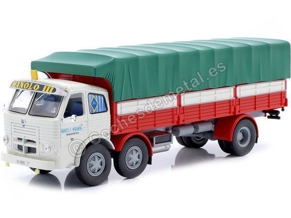 Cochesdemetal.es 1968 Camión Pegaso 1063 [CA-72826] "Manolo III" Rojo/Verde 1:43 Salvat PEG1063