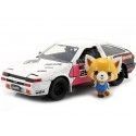 1986 Toyota Trueno AE86 Nº25 Serie de TV Aggretsuko + Figura Aggret...