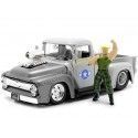 1956 Ford F-100 + Figura Guile "Streetfighter" 1:24 Jada Toys 34373/253255057