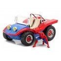 1990 Spider-Móvil Spider-Buggy + Figura Spiderman Azul/Rojo 1:24 Jada Toys 33729/253225030