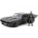 2022 Batmobile Con Figura de Batman "The Batman" Negro 1:24 Jada To...