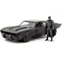 2022 Batmobile Con Luces y Figura de Batman "The Batman" Negro 1:18...