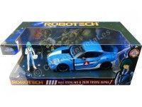 2020 Toyota Supra + Figura Max Sterling "Serie de TV Robotech" 1:24...