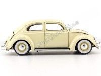 1955 Volkswagen VW Kafer Beetle Beige 1:18 Bburago 12029 Cochesdemetal 7 - Coches de Metal 