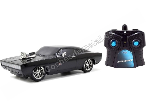 1970 Dodge Charger R/T "Fast & Furious 7" Radio Control 1:24 Jada T...