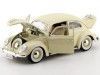 1955 Volkswagen VW Kafer Beetle Beige 1:18 Bburago 12029 Cochesdemetal 9 - Coches de Metal 