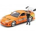 1995 Toyota Supra "Fast & Furious + Figura Brian" 1:24 Jada Toys 30...