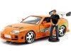 1995 Toyota Supra con Luces "Fast & Furious + Brian" 1:18 Jada Toys...