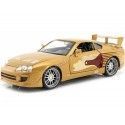 1995 Toyota Supra Slap Jack "Fast & Furious" Gold 1:24 Jada Toys 99...