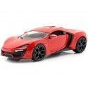 2014 Lykan Hypersport "Fast & Furious 7" Red 1:24 Jada Toys 97377/2...