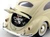 1955 Volkswagen VW Kafer Beetle Beige 1:18 Bburago 12029 Cochesdemetal 14 - Coches de Metal 