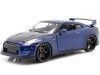 Cochesdemetal.es 2015 Nissan GT-R (R35) "Fast & Furious 7" Blue foncé 1:24 Jada Toys 97036 253203008