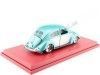 1951 Volkswagen VW Beetle Hard Top Custom Plata/Turquesa Metalizado 1:18 Maisto Premiere 31018