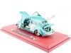 1951 Volkswagen VW Beetle Hard Top Custom Plata/Turquesa Metalizado 1:18 Maisto Premiere 31018