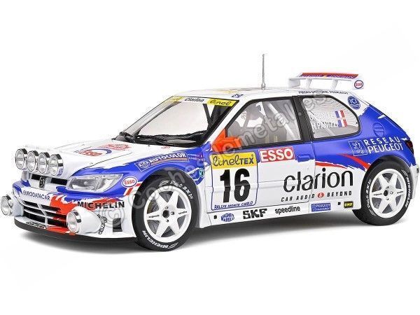 Cochesdemetal.es 1998 Peugeot 306 Maxi Night Version Nº16 G.Panizzi/H.Panizzi Rally Montecarlo 1:18 Solido S1808303