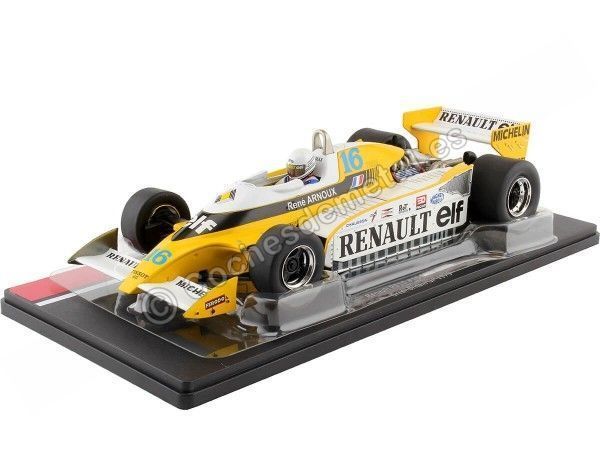 Cochesdemetal.es 1979 Renault RS10 Nº16 Rene Arnoux GP F1 Gran Bretaña 1:18 MC Group 18617F