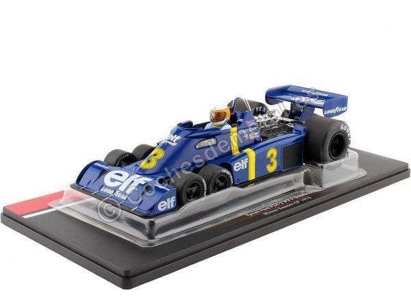 Cochesdemetal.es 1976 Tyrrell P34-2 Nº3 Jody Scheckter Ganador GP F1 Suecia 1:18 MC Group 18614F