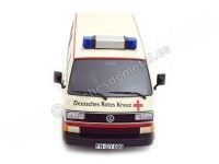 1987 Volkswagen Bus T3 Syncro Cruz Roja Alemana 1:18 KK-Scale KKDC1...