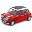 Cochesdemetal.es 1997 Mini Cooper con Techo Corredizo Rojo/Blanco 1:12 KK-Scale KKDC120074L