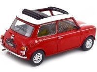 1997 Mini Cooper con Techo Corredizo Rojo/Blanco 1:12 KK-Scale KKDC120074L