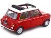 1997 Mini Cooper con Techo Corredizo Rojo/Blanco 1:12 KK-Scale KKDC120074L