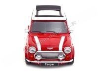 1997 Mini Cooper con Techo Corredizo Rojo/Blanco 1:12 KK-Scale KKDC120074L