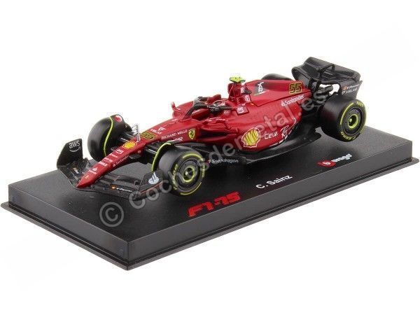 Cochesdemetal.es 2022 Scudería Ferrari F1-75 Nº55 Carlos Sainz Scudería Ferrari 1:43 Bburago Signature Series 36831S