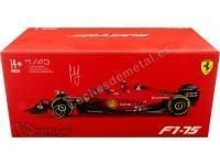 2022 Ferrari F1-75 Nº55 Carlos Sainz Scudería Ferrari 1:43 Bburago Signature Series 36831S