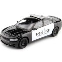 Cochesdemetal.es 2016 Dodge Charger R/T Pursuit Police Negro/Blanco 1:24 Welly 24079