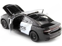 2016 Dodge Charger R/T Pursuit Police Negro/Blanco 1:24 Welly 24079