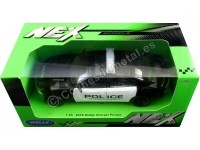 2016 Dodge Charger R/T Pursuit Police Negro/Blanco 1:24 Welly 24079