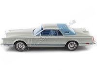 1978 Lincoln Continental Mark V Plateado/Azul 1:18 MC Group 18403