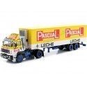 Cochesdemetal.es 1981 Camión Dodge C38T + Trailer "Leche Pascual" Amarillo/Blanco/Azul 1:43 Salvat PEG009