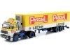 Cochesdemetal.es 1981 Camión Dodge C38T + Trailer "Leche Pascual" Amarillo/Blanco/Azul 1:43 Salvat PEG009