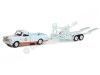 Cochesdemetal.es 1968 Chevrolet C/K Shortbed Gulf Oil + Remolque Gulf Oil "Hitch & Tow Series 27" 1:64 Greenlight 32270A