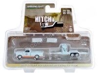 1968 Chevrolet C/K Shortbed Gulf Oil + Remolque Gulf Oil "Hitch & Tow Series 27" 1:64 Greenlight 32270A