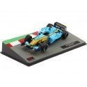 Cochesdemetal.es 2004 Renault R24 Nº7 Jarno Trulli Azul/Amarillo 1:43 Editorial Salvat F1 14